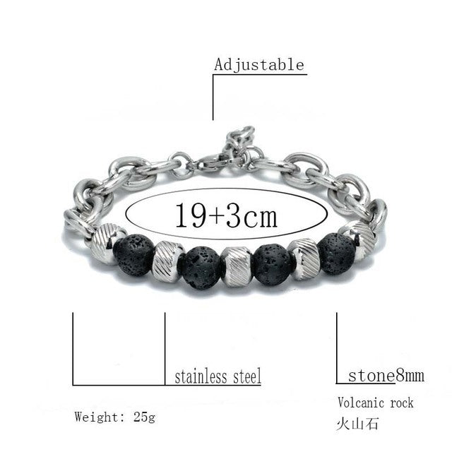 Still Standing Stainless Steel Bracelet for Men