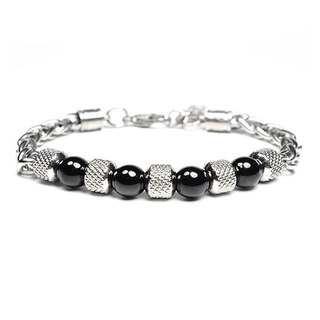 Still Standing Stainless Steel Bracelet for Men