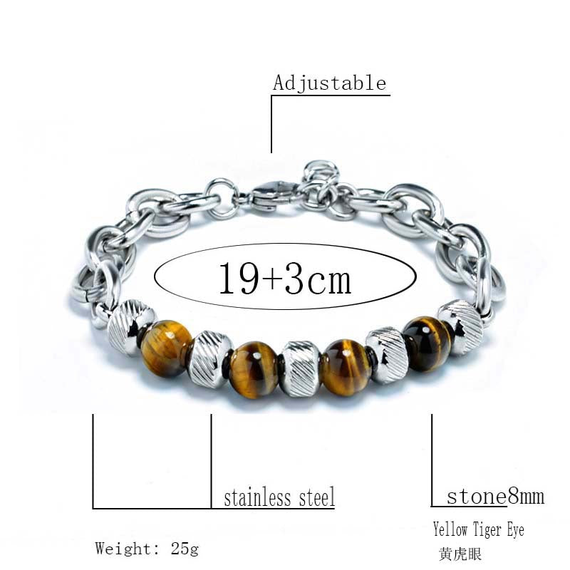 Still Standing Stainless Steel Bracelet for Men