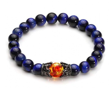 Tiger Eye Beaded Bracelet for Men