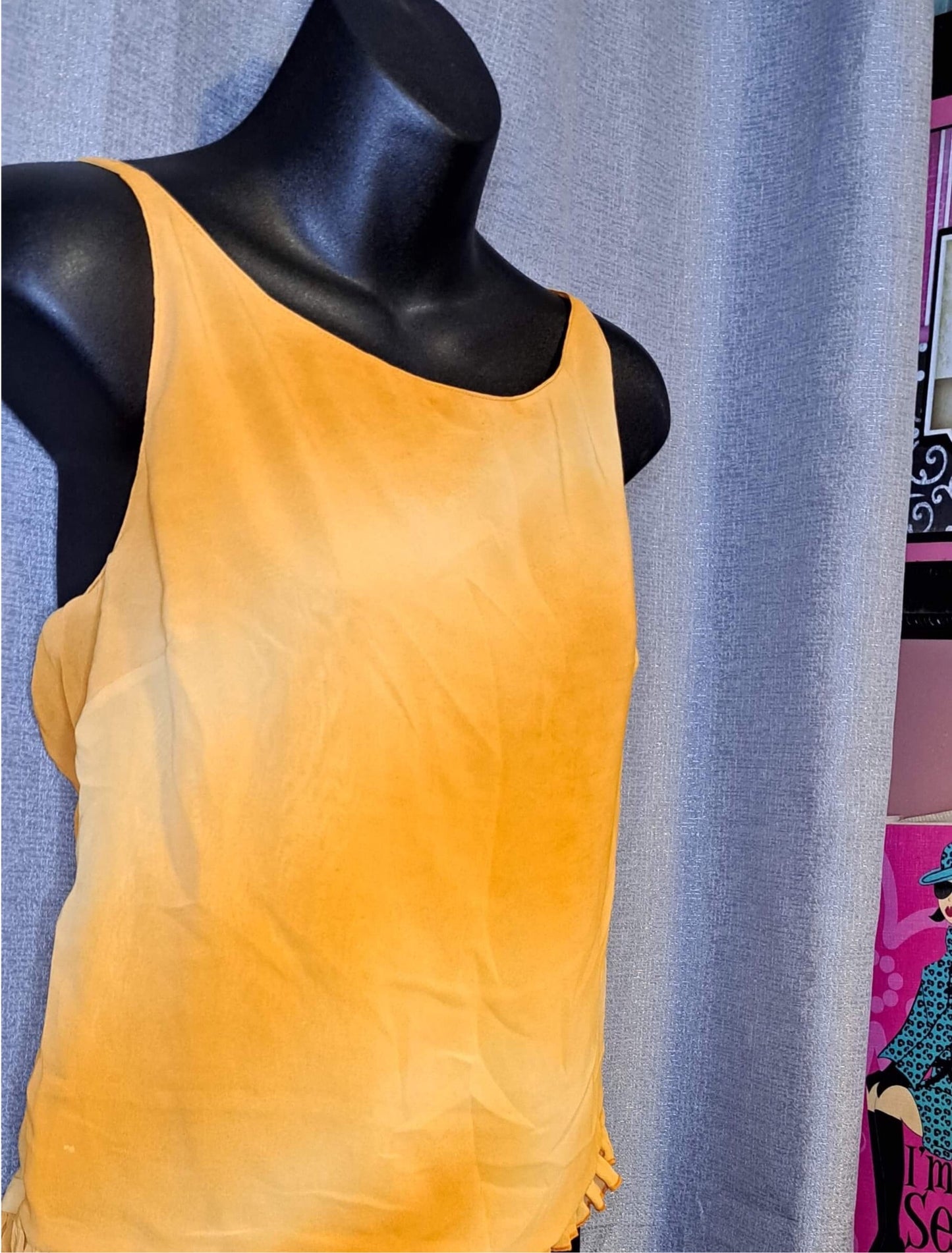 Sunny Delight Pleated Tank Top