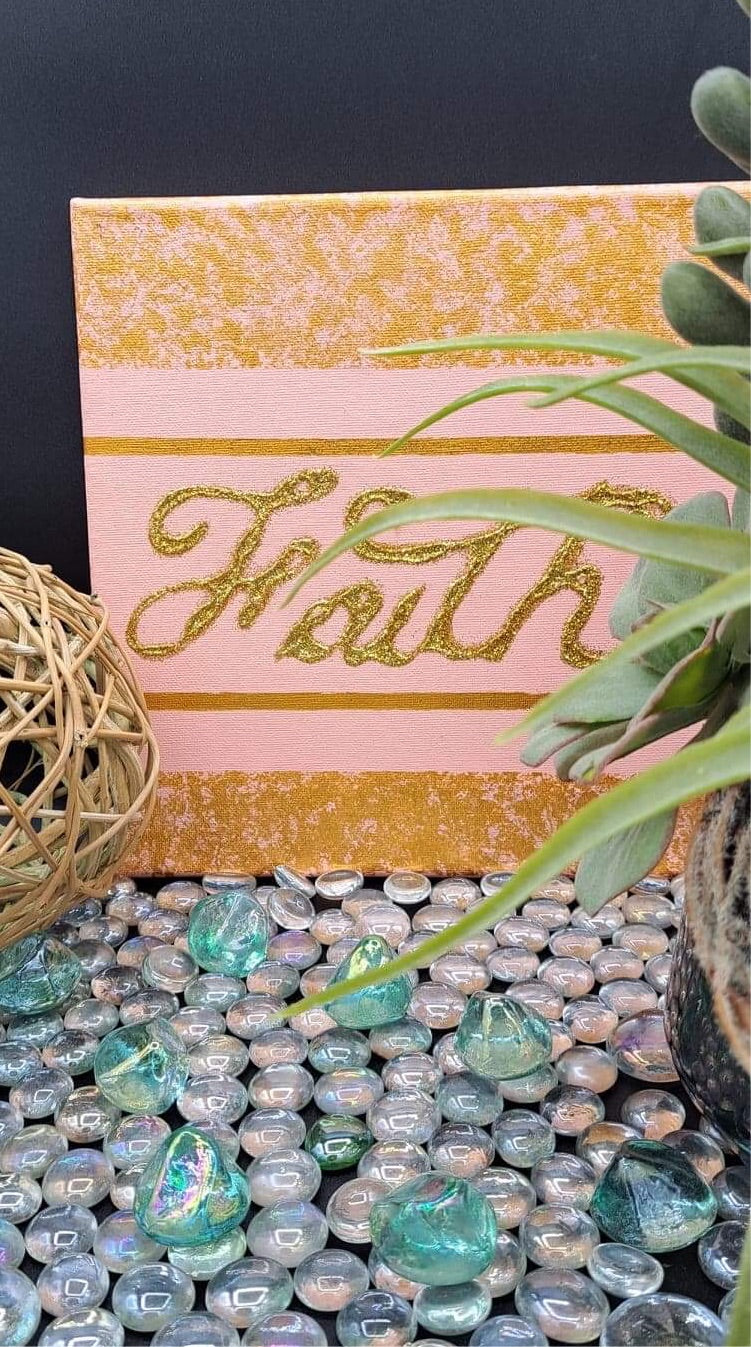 FAITH IN BLUSH GIFT 10 x 10